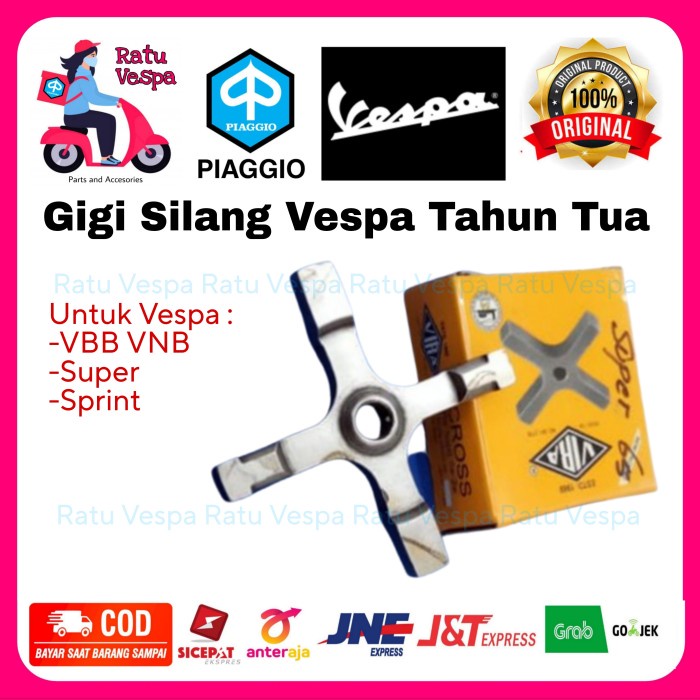 Gigi Silang VBB VNB Super Sprint Vespa Tahun Tua VIRA