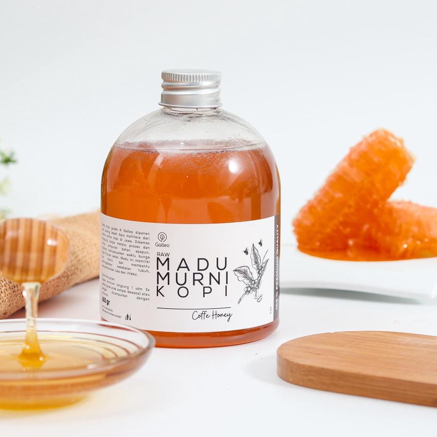 

☊ Murni Kopi 650 gr Galleo Grade A Raw Honey [ Free Sendok Kayu ] ➤