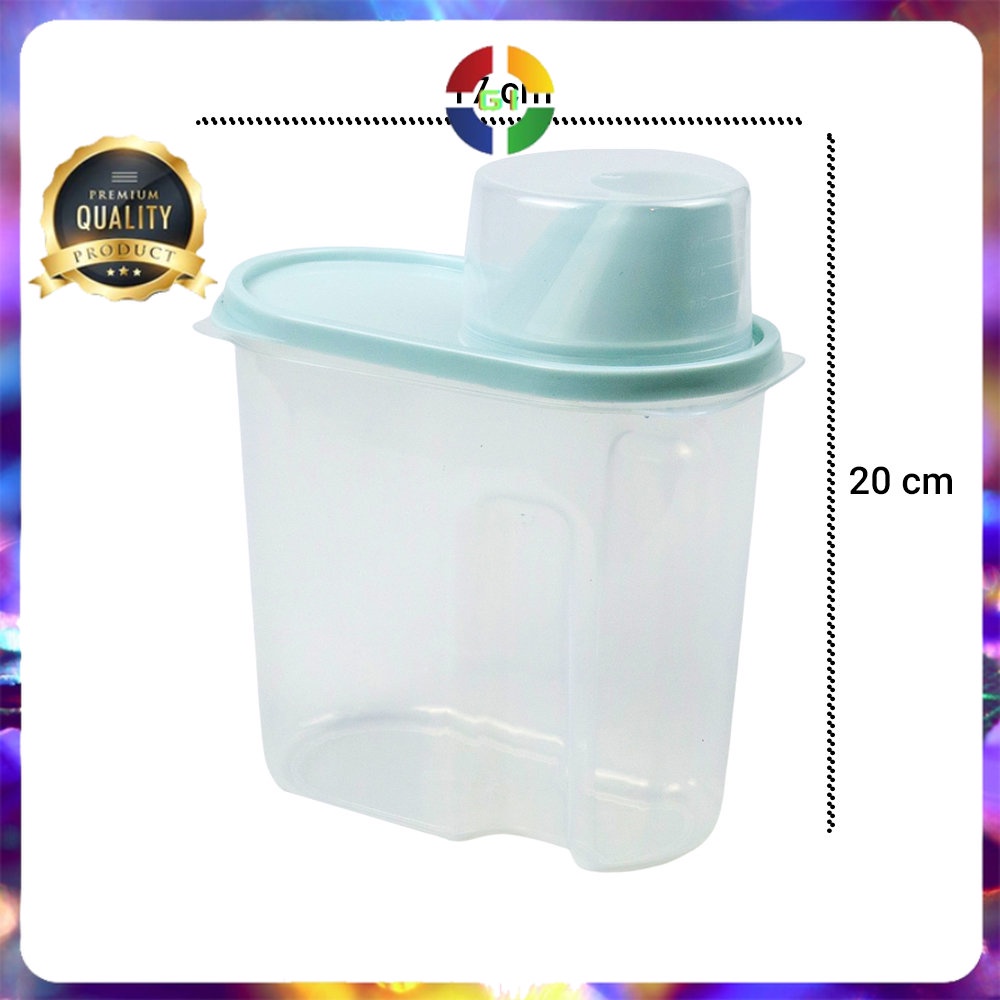 Toples Wadah Penyimpanan Makanan Food Storage Container 1.9L 1PCS Blue