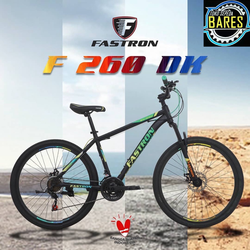 Sepeda Gunung / MTB 20 / 24 / 26 / 27.5 Fastron F-260 DK / DK-VT