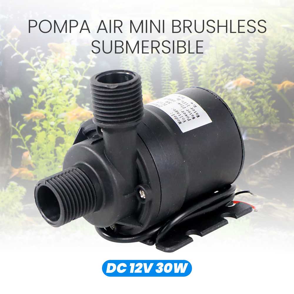 (BISA COD) FTIHSHP CN Pompa Air Mini Brushless Submersible Aquarium DC 12V 30W - ZYW890