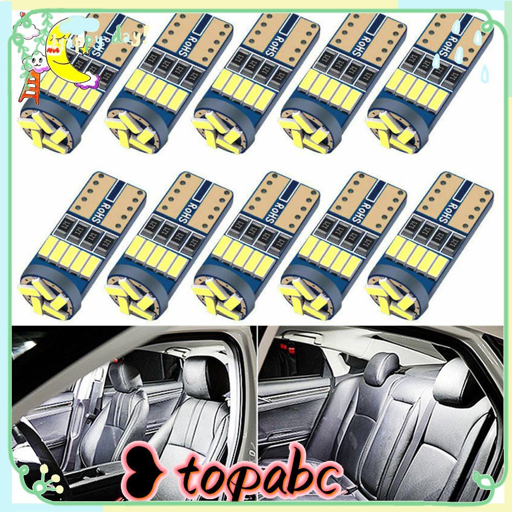 Top 10pcs Lampu Plat Nomor Putih Super Terang 12V COB LED Dome Map