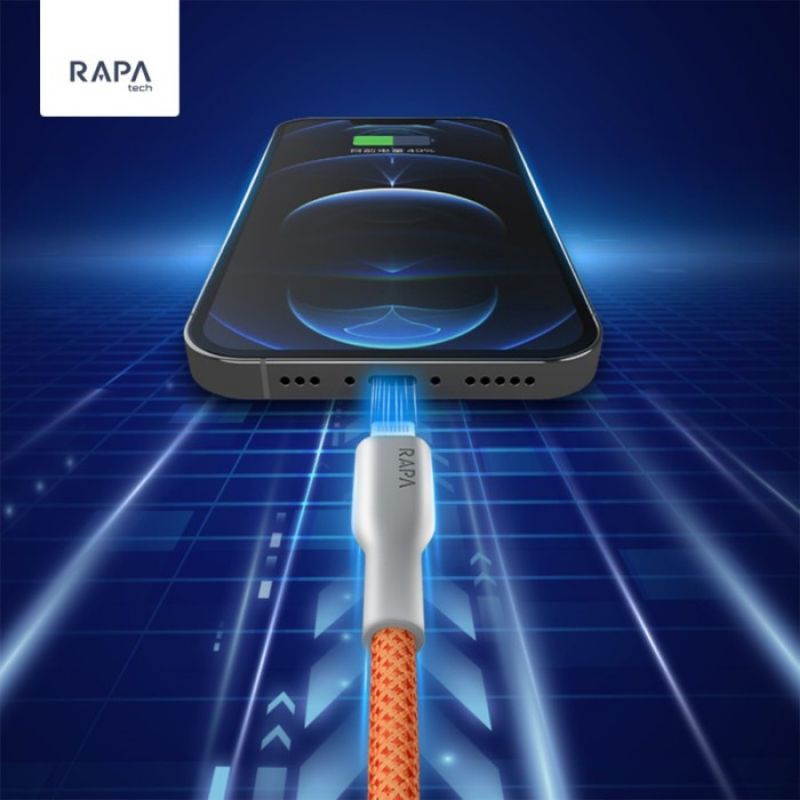 RAPAtech DC2024 Line Max I Type-C to Lightning Cable 27W Strong and Durable