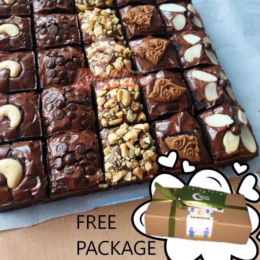 

➵ Fudgy Brownies sekat. Hampers Gift by Kinantikan ℗