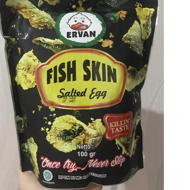 

♜ Fish skin salted egg ervan irvins ☝