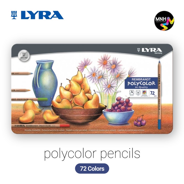 

Terlaris Lyra Rembrandt Polycolor Pencils 72Pcs