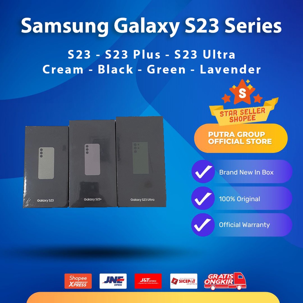 (RESMI) Samsung Galaxy S23 Ultra S23+ Plus S23 1TB 512GB 256GB 128GB SEIN