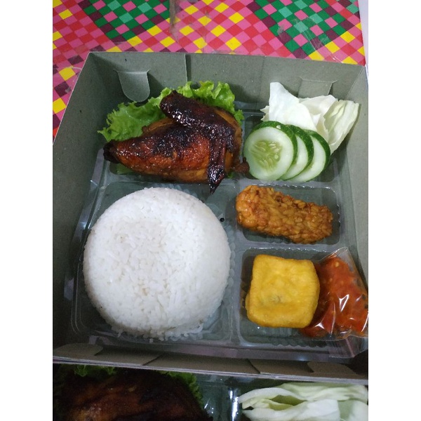 Jual Nasi Box Paket Komplit Ayam Bakar Shopee Indonesia