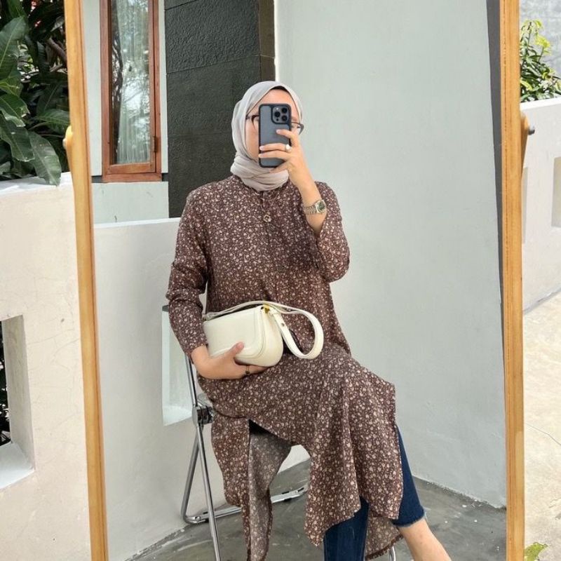 DELILA SLIT DRESS TUNIK PREMIUM