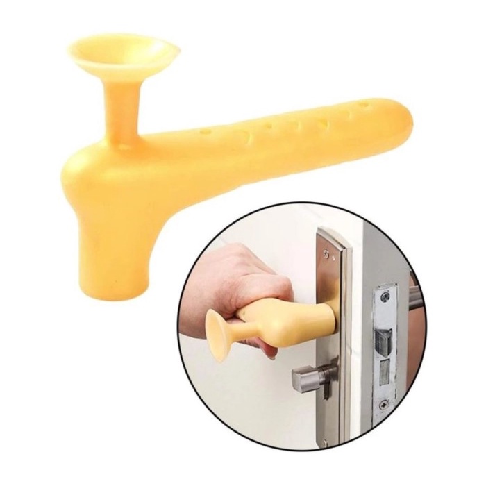 BAROKAH GAMIS SILICONE DOORKNOB PROTECTOR PELINDUNG GAGANG PINTU BAHAN SILIKON ISI 3