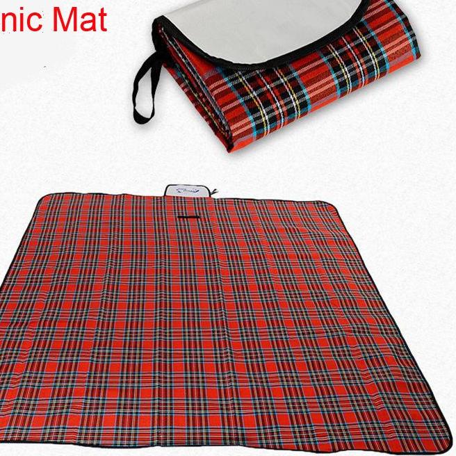 ✩ Tikar lipat  Piknik motif KOTAK KOTAK / Tikar Tamasya / Tikar lipat  traveling ➭