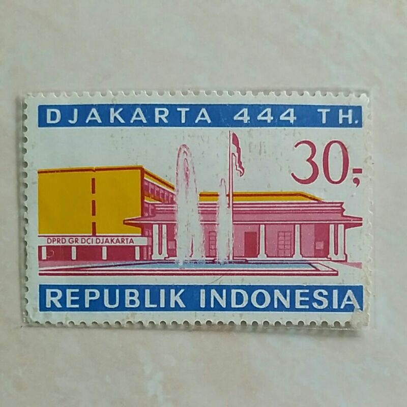 

(AA) Perangko Djakarta 444 Tahun ( 1971) 30 Rupiah Mint