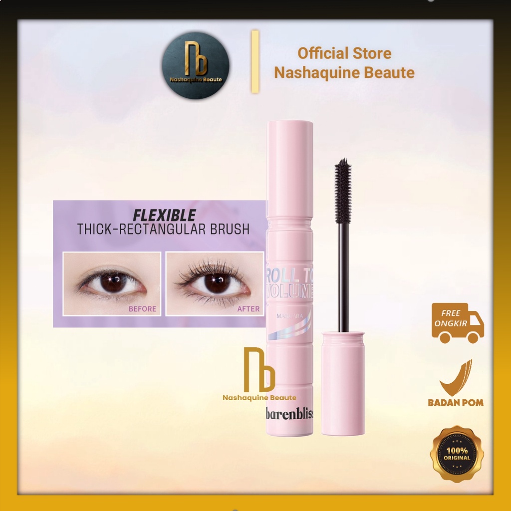 BNB barenbliss Korean Roll To Volume Mascara | Long Lasting Waterproof Smudgeproof