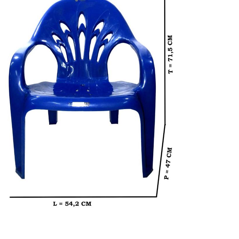 ✱ kursi  plastik kursi sandar / kursi santai plastik murah ♞