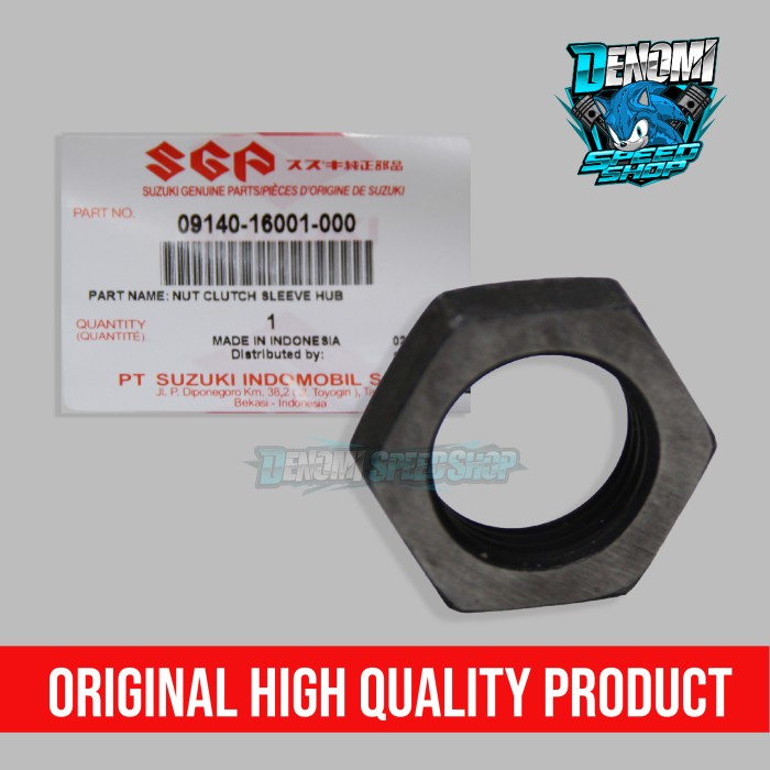 Mur Nut Rumah Kopling Suzuki Satria 2 Tak Hiu Lumba Ts 125 Satria Fu Original SGP 09140-16001