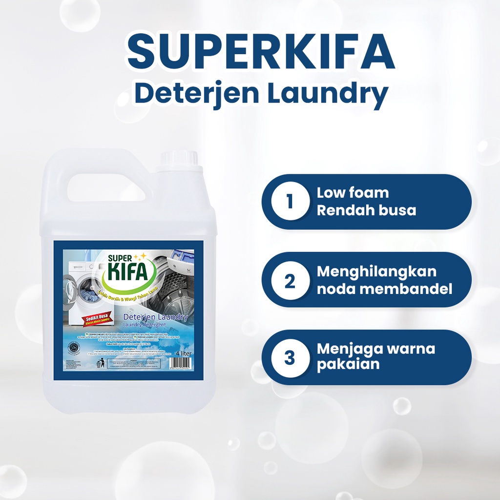 SUPER KIFA Deterjen ( Laundry 4L ) - Pembersih Pakaian