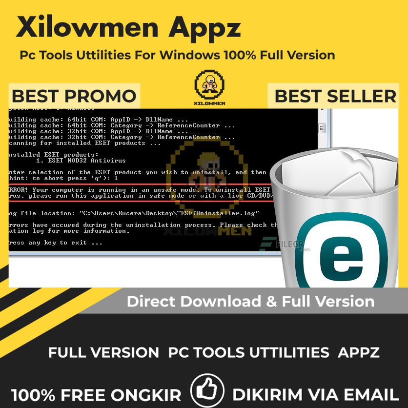 [Full Version] ESET Uninstaller Pro PC Tools Software Utilities Lifetime Win OS