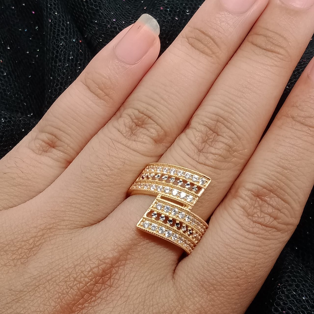 Cincin emas 17k - 3.85 gr kadar 750 - 4151