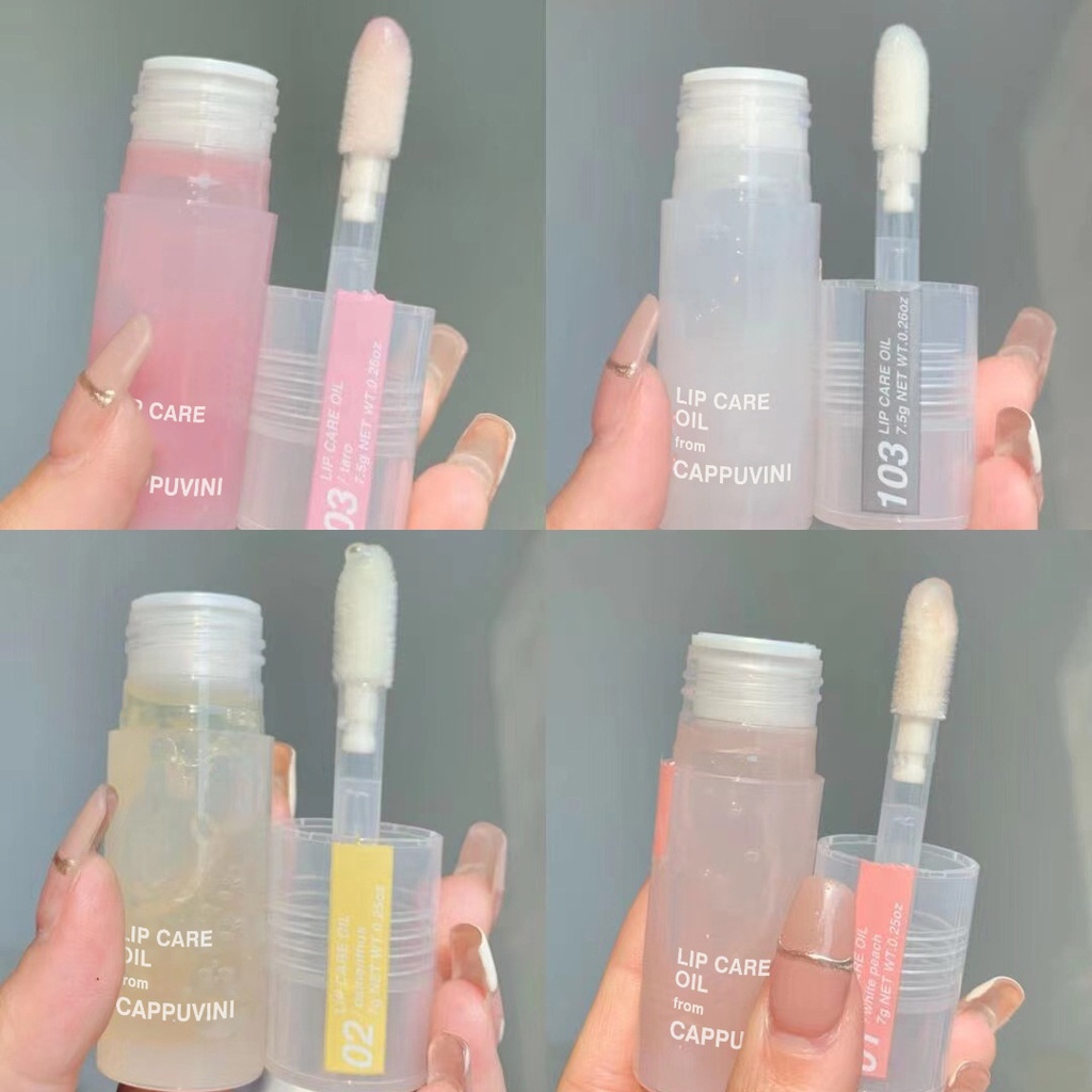 【COD】Lip Balm Transparant  Moisturize Repair Nourish Reduce Wrinkles Lip Glow Oil Lip Gloss 4 Warna Glossy Korean Import-CH