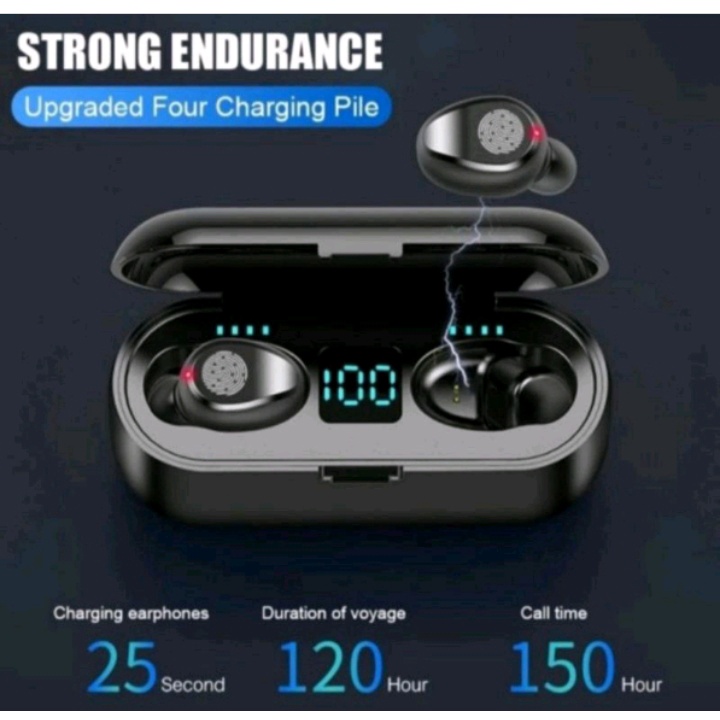 F9-34 TWS EARPHONE BLUETOOTH Powerbank Headset Inpods Headphone