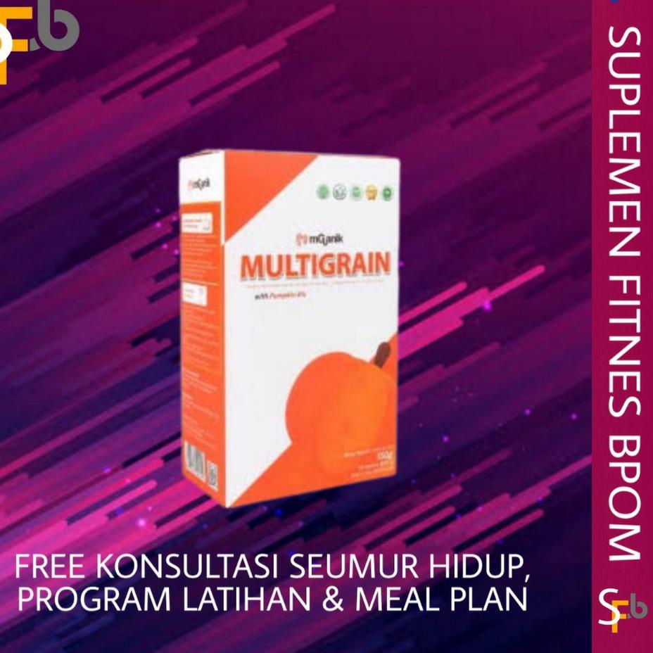 

☁ Mganik Multigrain 150 Gram 6 Sachet M ganik M-Ganik Minuman Sereal Multigrain Gula Darah ♥