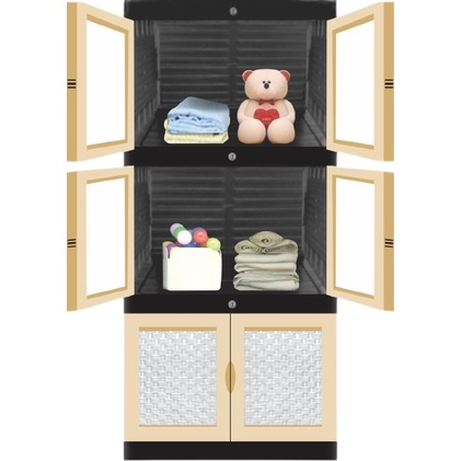 TERBARU LEMARI PLASTIK LEMARI BAJU SERBAGUNA  3 SUSUN 6 PINTU 4 SUSUN 8 PINTU 5 SUSUN COD