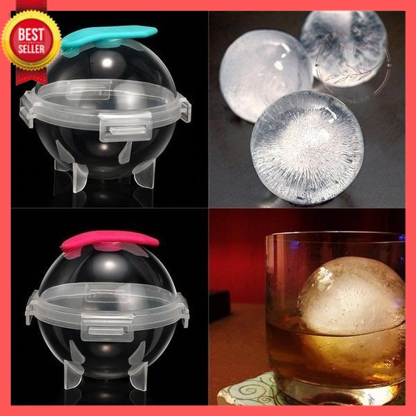 GOS -D408- Bulat Cetakan Es Batu - Cetakan Es Batu Bulat Ice Ball Maker