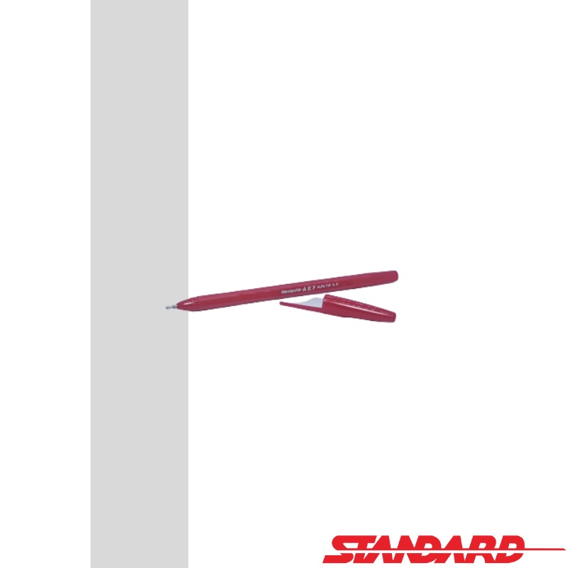 

Pulpen STANDARD - MERAH Bolpen Ball Point AE7 0.5mm Pen