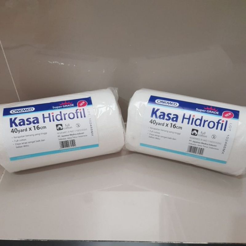 kasa hidrofil 40yard x 16cm onemed