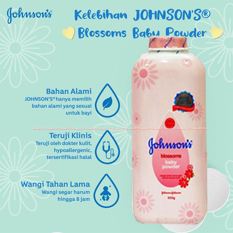Johnson's Baby Powder 500gr Blossom Johnson Bedak Bayi Wangi Bunga Segar Dan Tahan Lama Pink Johnsonsjohnsons Bedak Tabur