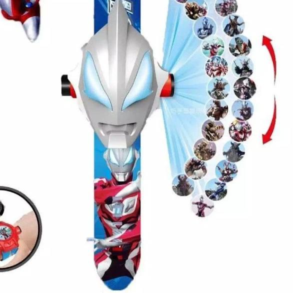 ➷ Jam Tangan Anak Ultraman Proyektor Jam Fashion Anak Trendy ❋