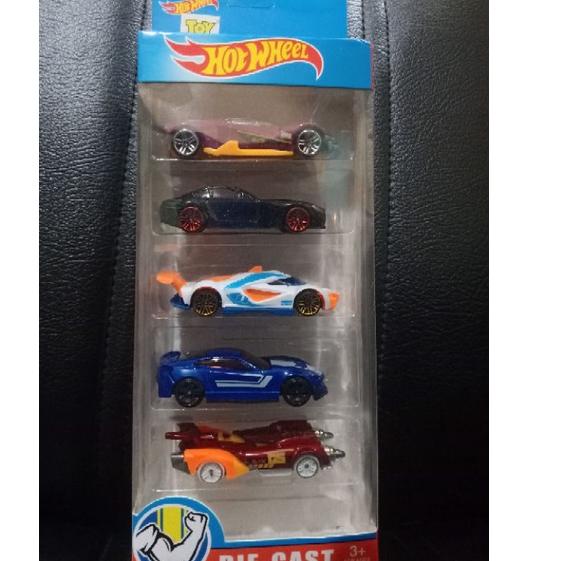 Dijamin Awet HOT WHEELS SET ISI 5 - MAINAN MOBIL ANAK