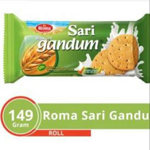 

Roma Sari Gandum Biskuit 149 gr
