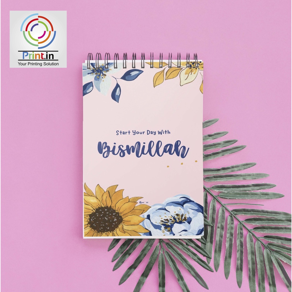 

Notepad Spiral Mini A6,Buku Jurnal,Catatan Harian Islami Aestetic Motif Softcover