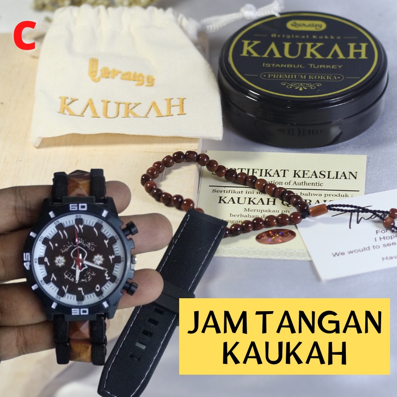 Quraisy Kaukah - Jam Tangan Santri Kokka Cowok Pria Tali Kayu Kaokah Kokkah Koka Kauka Kaoka Origina