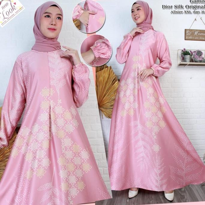 (Ready Jumbo Ld 120 & 135 )Gamis Maxmara Motif/Gamis maxmara jumbo