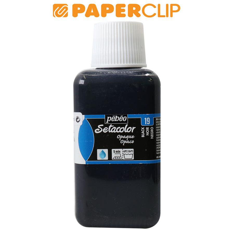 

CAT WARNA KAIN / PEBEO SETACOLOR OPAQUE MATT 250ML 296-019 BLACK