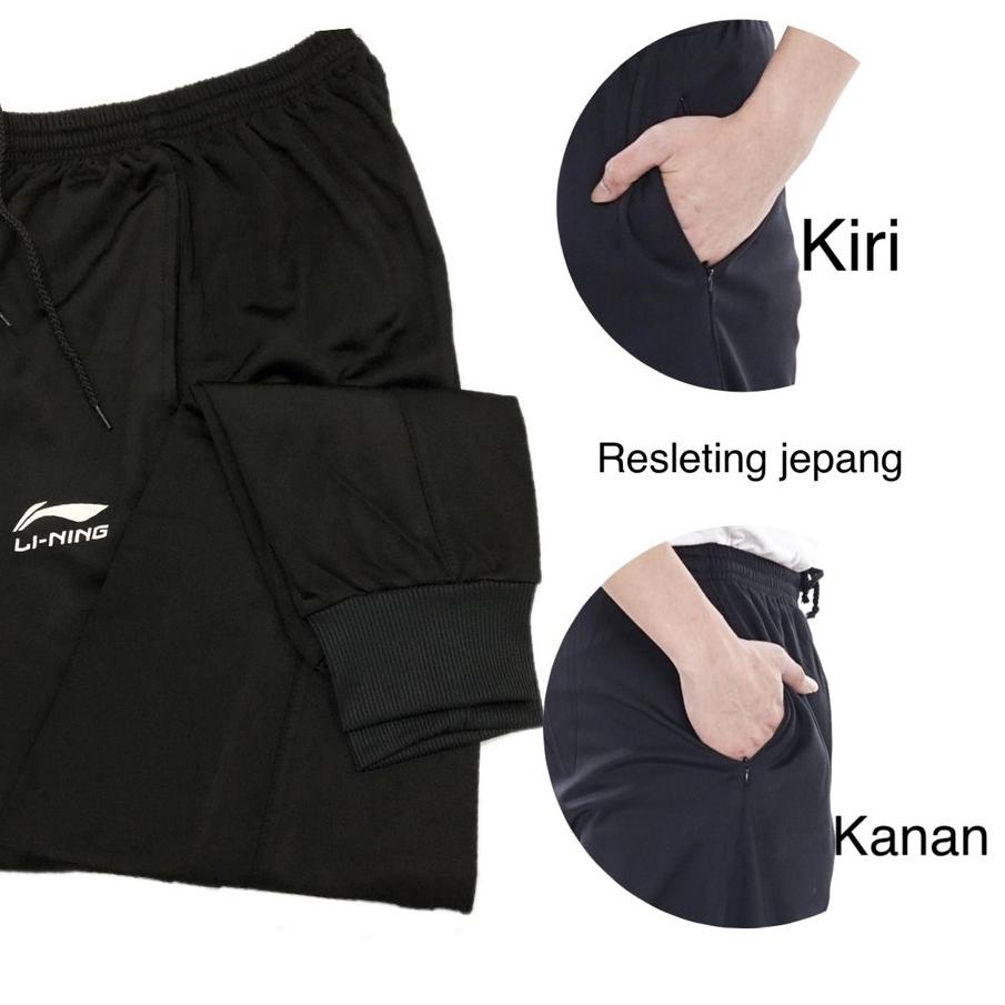 ✹ Jogger Pants / Celana Training Jogger Panjang LI01 RESLETING ➤