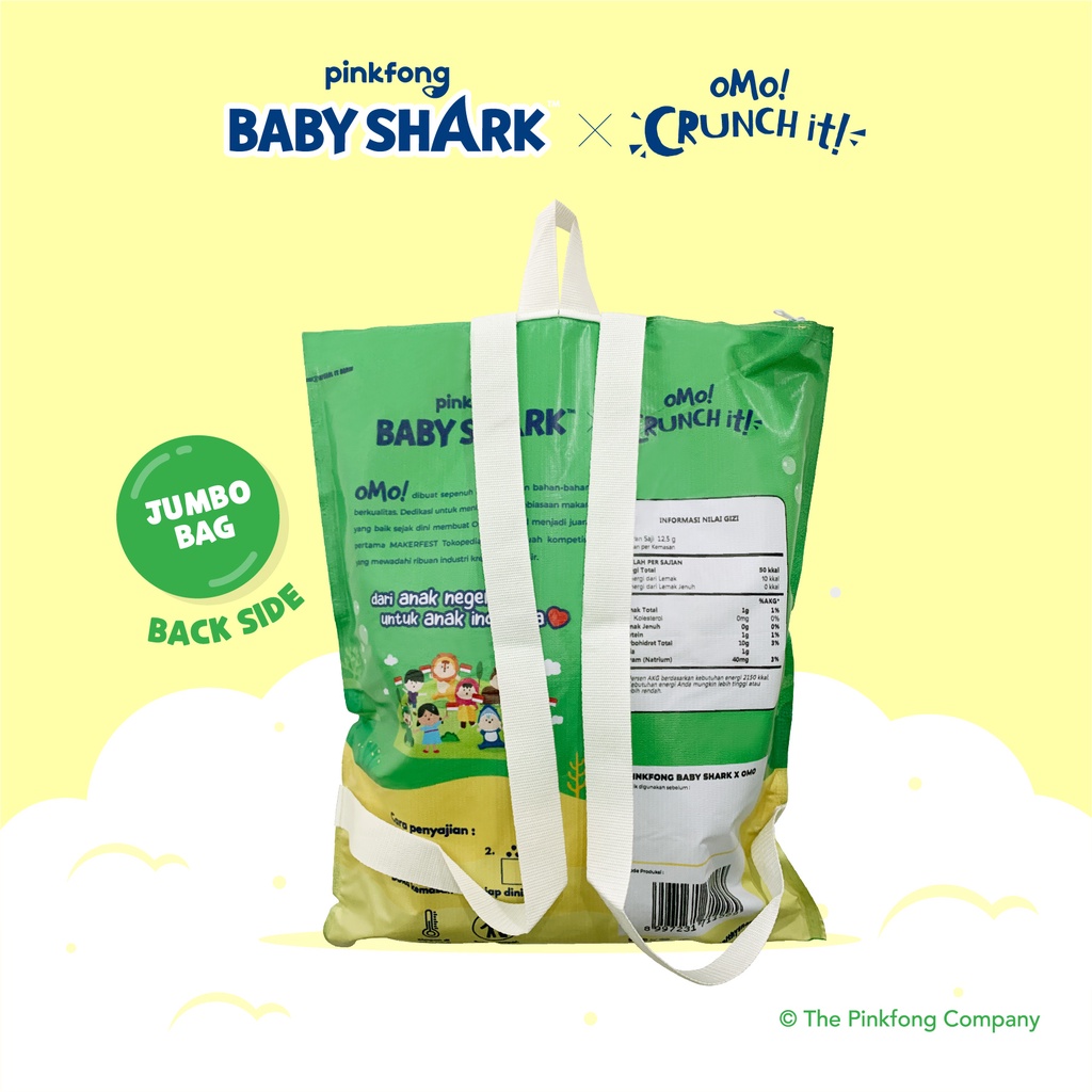 SPECIAL EDITION BUNDLING OMO! CRUNCH BABY SHARK SERIES WITH JUMBO BAG