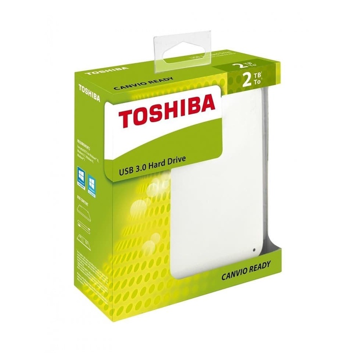 TOSHIBA Canvio Ready 3.0 Portable Hard Drive 2TB - Black