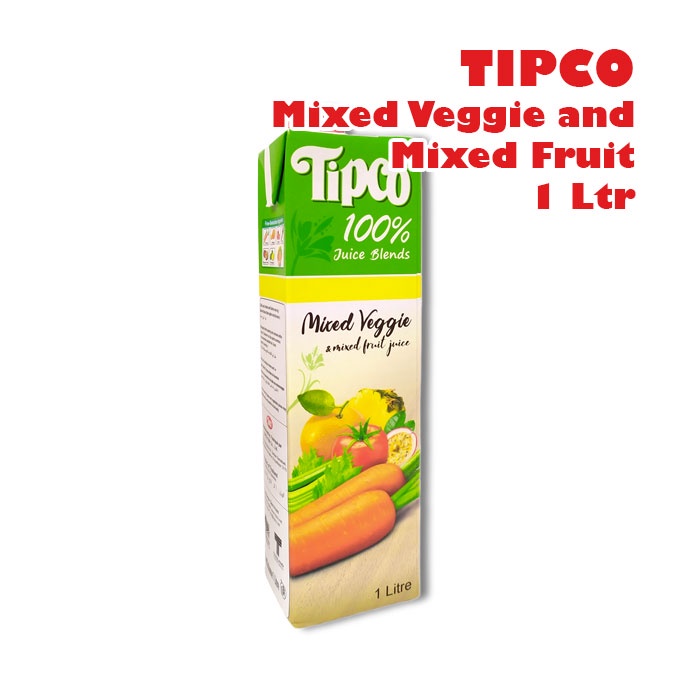 TIPCO Mixed Veggie and Mixed Fruit Jus Campuran Buah dan Sayuran 1 Ltr