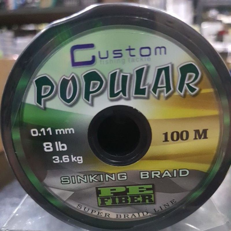 senar PE custom popular 100m