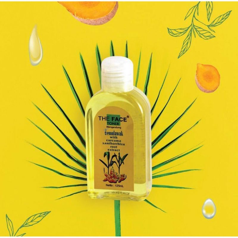 [ORI] THE FACE Temulawak Toner 125ml - Mengurangi Minyak Berlebih &amp; Menjadikan Kulit Wajah Tampak Segar