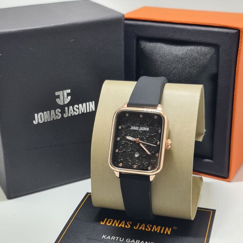 Jam Tangan Fashion Wanita Analog Jonas Jasmin 2238 Rubber Original