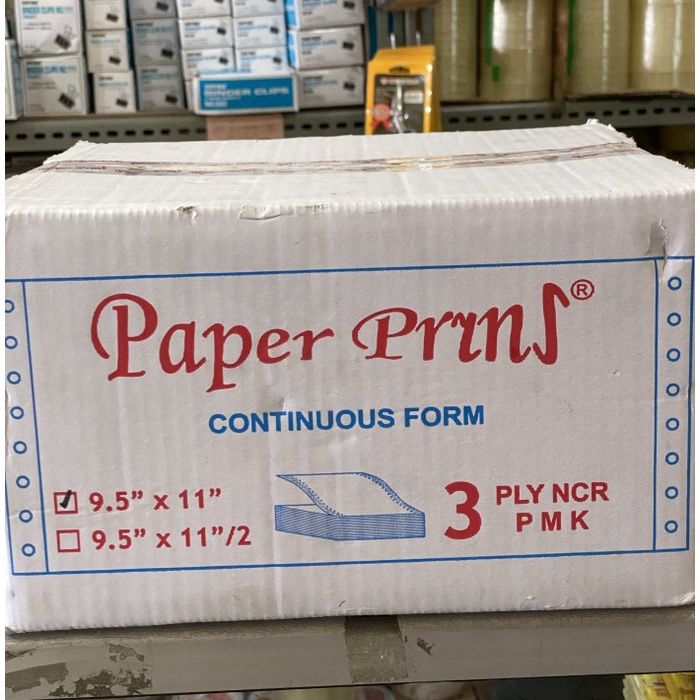 

Terlaris Continous Form 3 Ply 9,5X11 Paper Prins