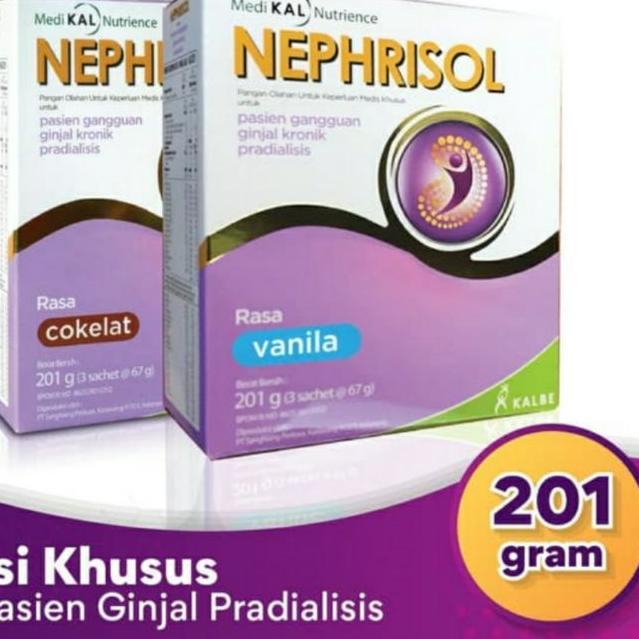 

❇ NEPHRISOL COKLAT VANILA CAPPUCCINO NEPHRISOL REGULER 201 GRAM ☀