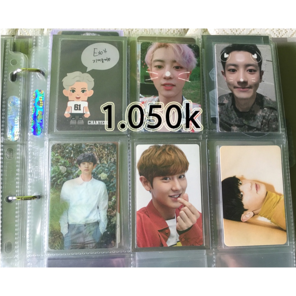 EXO CHANYEOL PHOTOCARD PC COOKIE BOX ELYXION LETS GO LOVE ME RIGHT ROMANTIC UNIVERSE  KOKOBOP THE WA