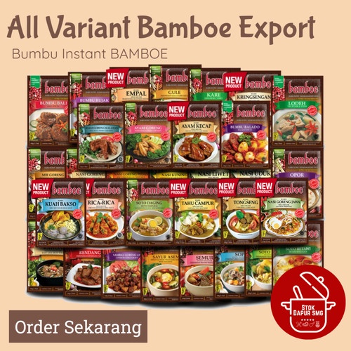 BAMBOE BUMBU MASAK - BAMBOE INSTAN - BAMBOE TOM YUM - BUMBU TOM YUM - BAMBOE NASI HAINAM - bumbu indofood