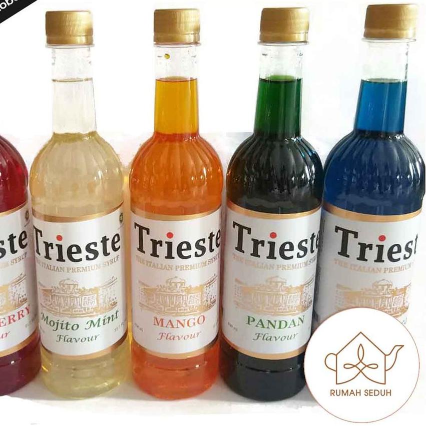 

➧ Trieste Italian Syrup 650mL - Tea and Mojito Syrup- Banana, Blue Curacao, Lychee, Mango, Mint, dll ✷