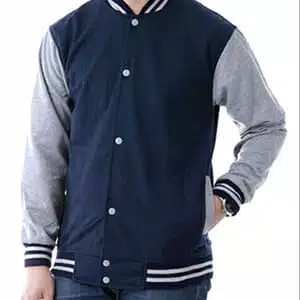 Bisa COD jaket baseball kancing/jaket baseball kombinasi/jaket pria/wanita Original Asli